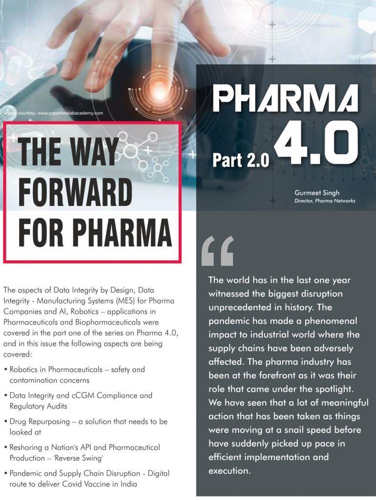 The Way Forward For Pharma – Pharma 4.0 – Part 2 – Pharma Machines &  Technology