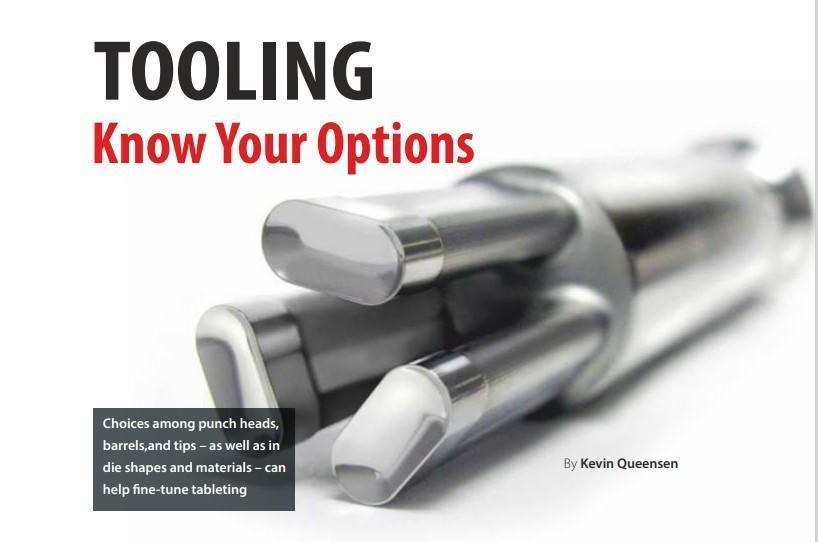 Tablet Punch Tip Configurations, Parts